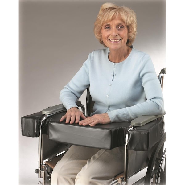 Skil-Care Skil-Care 307032 2.5 in. Lap Top Thick 16 in. Cushion with Cutouts for Half-Arm Wheelchairs 307032 - main